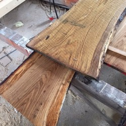 Massivholz-Tischplatten Eiche und Lärche